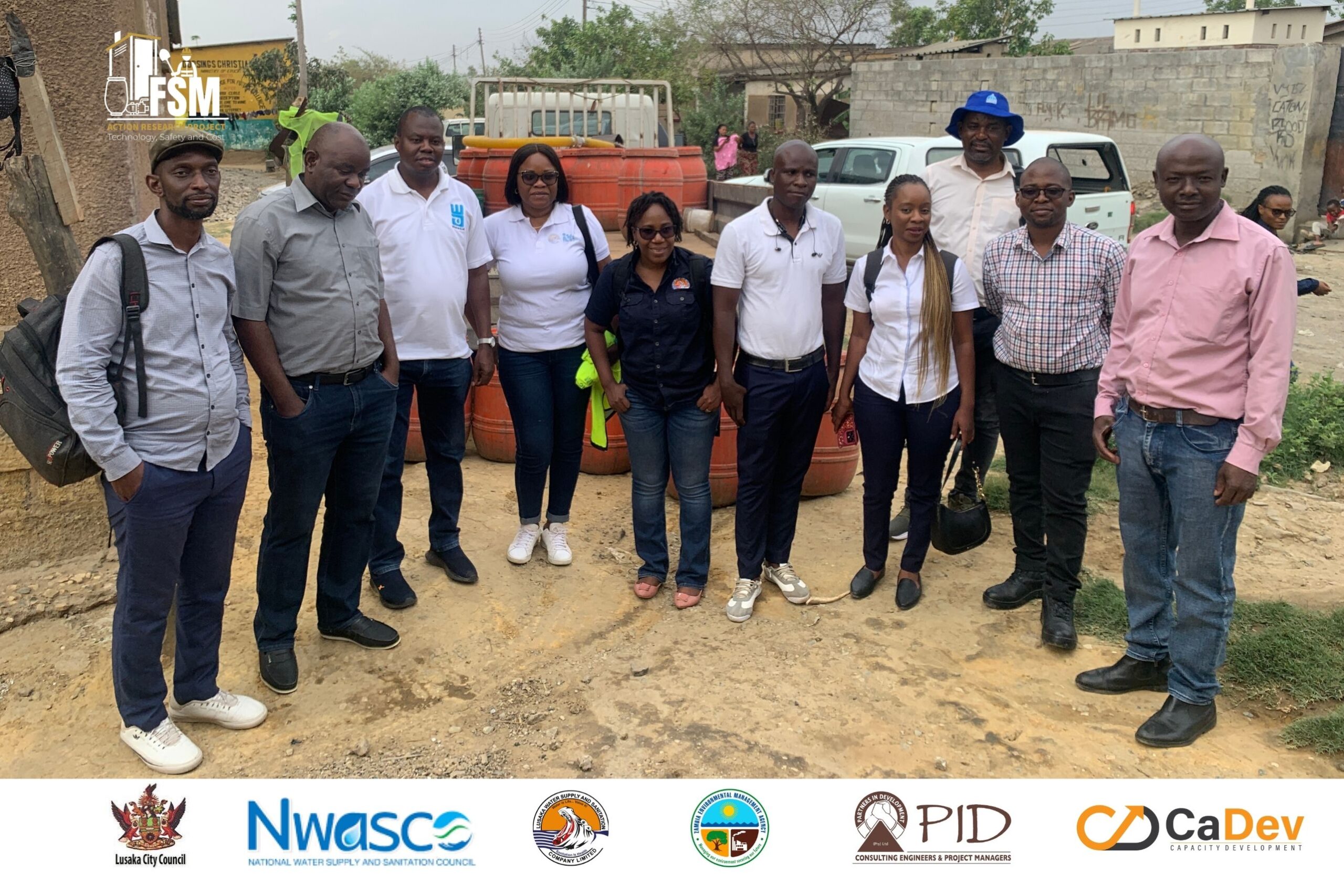 Read more about the article Exploring Innovative Sanitation Solutions: Pit Vac Field Observation in Lusaka